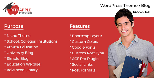 RedApple Preview Wordpress Theme - Rating, Reviews, Preview, Demo & Download