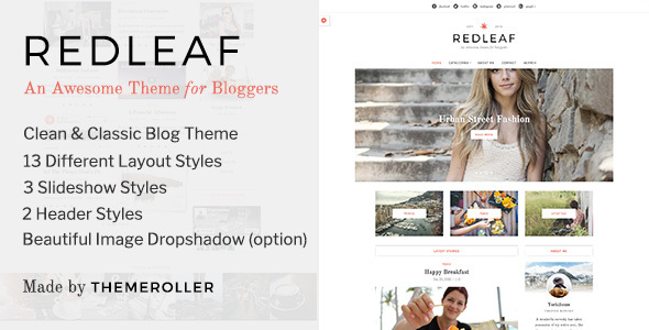 Redleaf Preview Wordpress Theme - Rating, Reviews, Preview, Demo & Download
