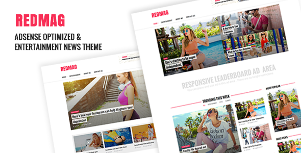 RedMag Preview Wordpress Theme - Rating, Reviews, Preview, Demo & Download