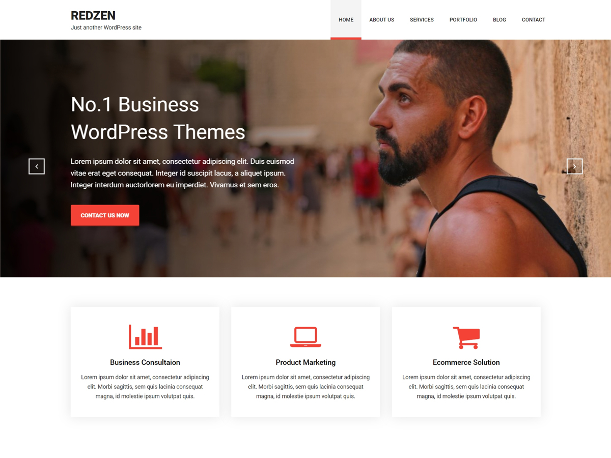 Redzen Preview Wordpress Theme - Rating, Reviews, Preview, Demo & Download