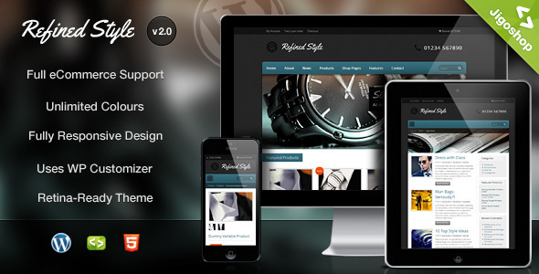 Refined Style Preview Wordpress Theme - Rating, Reviews, Preview, Demo & Download