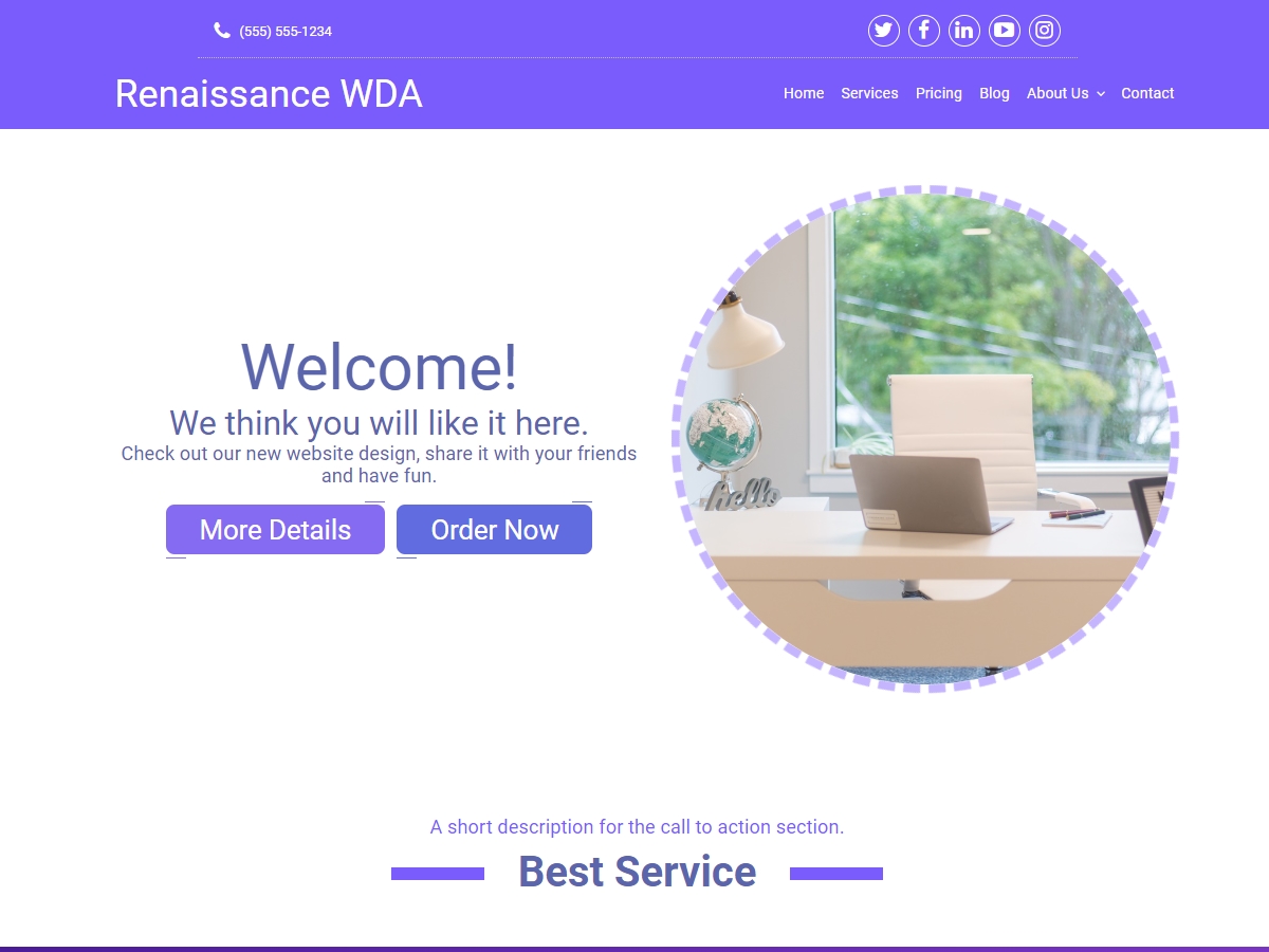 Renaissance WDA Preview Wordpress Theme - Rating, Reviews, Preview, Demo & Download