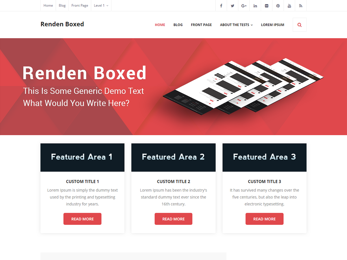 Renden Boxed Preview Wordpress Theme - Rating, Reviews, Preview, Demo & Download