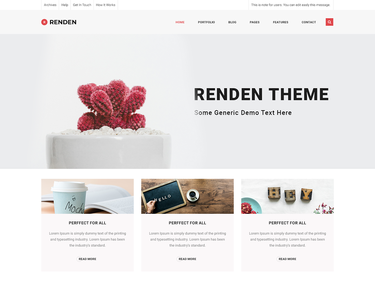 Renden IMagazine Preview Wordpress Theme - Rating, Reviews, Preview, Demo & Download
