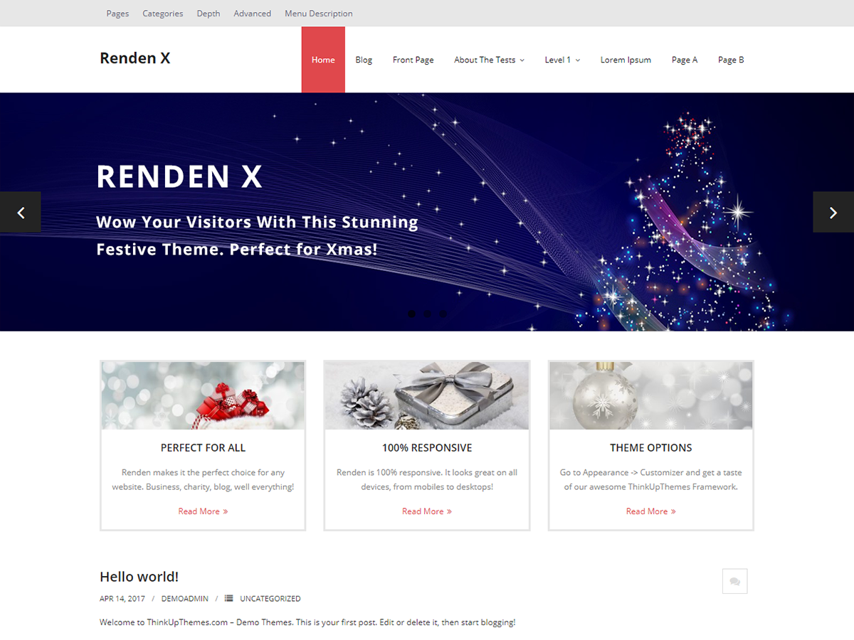 Renden X Preview Wordpress Theme - Rating, Reviews, Preview, Demo & Download