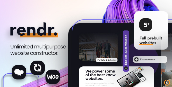 Rendr Preview Wordpress Theme - Rating, Reviews, Preview, Demo & Download
