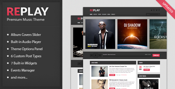 Replay Preview Wordpress Theme - Rating, Reviews, Preview, Demo & Download