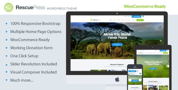 RescuePress Preview Wordpress Theme - Rating, Reviews, Preview, Demo & Download