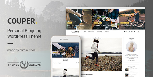 Responsive Personal Preview Wordpress Theme - Rating, Reviews, Preview, Demo & Download