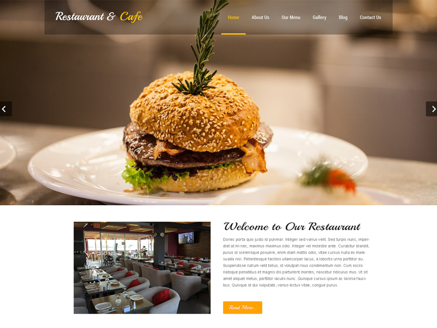 Restaurant Lite Preview Wordpress Theme - Rating, Reviews, Preview, Demo & Download