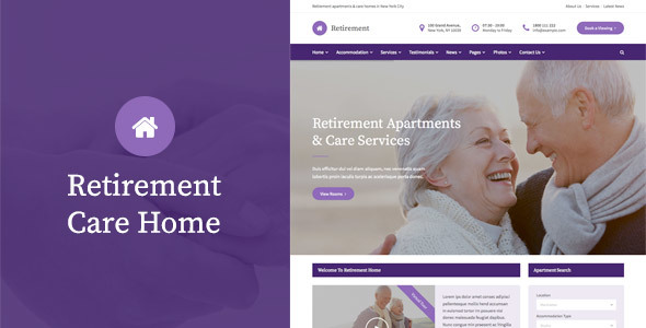 Retirement Care Preview Wordpress Theme - Rating, Reviews, Preview, Demo & Download