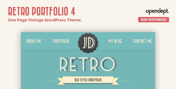 Retro Portfolio Preview Wordpress Theme - Rating, Reviews, Preview, Demo & Download