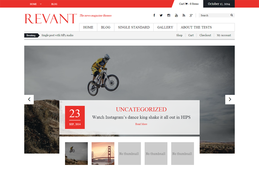 Revant Preview Wordpress Theme - Rating, Reviews, Preview, Demo & Download