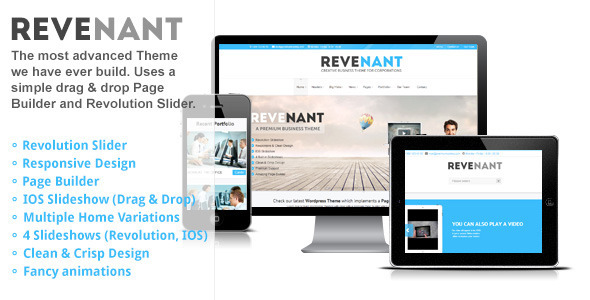 Revenant Preview Wordpress Theme - Rating, Reviews, Preview, Demo & Download