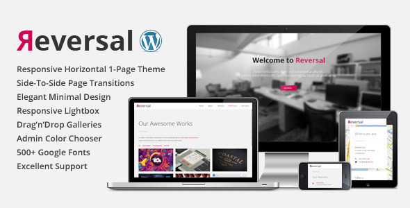 Reversal Preview Wordpress Theme - Rating, Reviews, Preview, Demo & Download