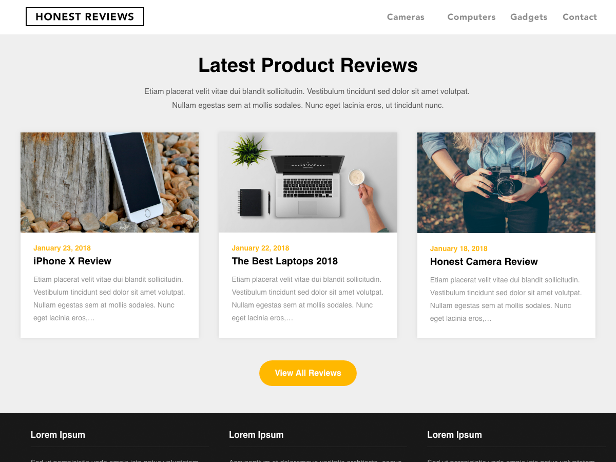 Reviewers Landing Preview Wordpress Theme - Rating, Reviews, Preview, Demo & Download