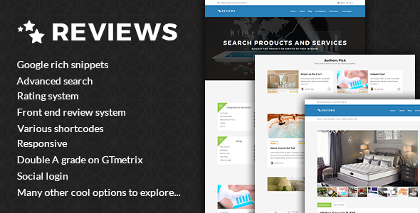Reviews Preview Wordpress Theme - Rating, Reviews, Preview, Demo & Download