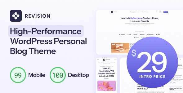 Revision Preview Wordpress Theme - Rating, Reviews, Preview, Demo & Download