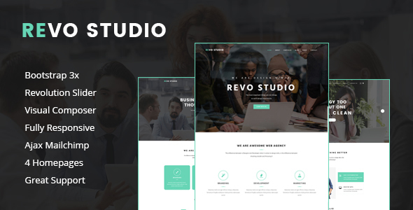 Revo Studio Preview Wordpress Theme - Rating, Reviews, Preview, Demo & Download