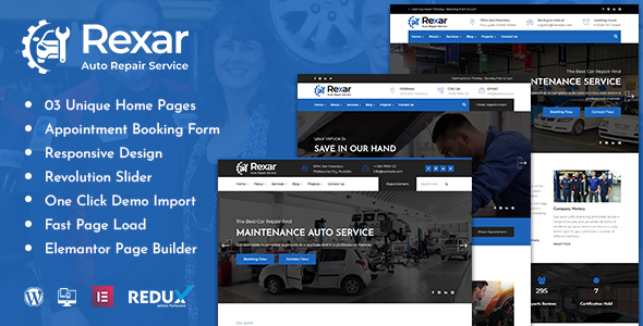Rexar Preview Wordpress Theme - Rating, Reviews, Preview, Demo & Download