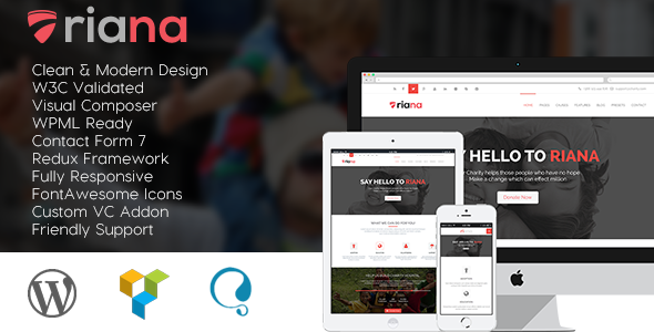 Riana Preview Wordpress Theme - Rating, Reviews, Preview, Demo & Download