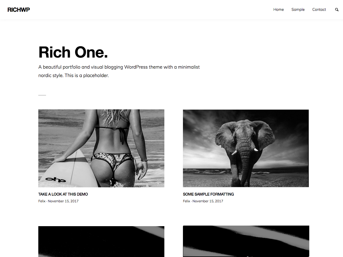 RichOne Preview Wordpress Theme - Rating, Reviews, Preview, Demo & Download