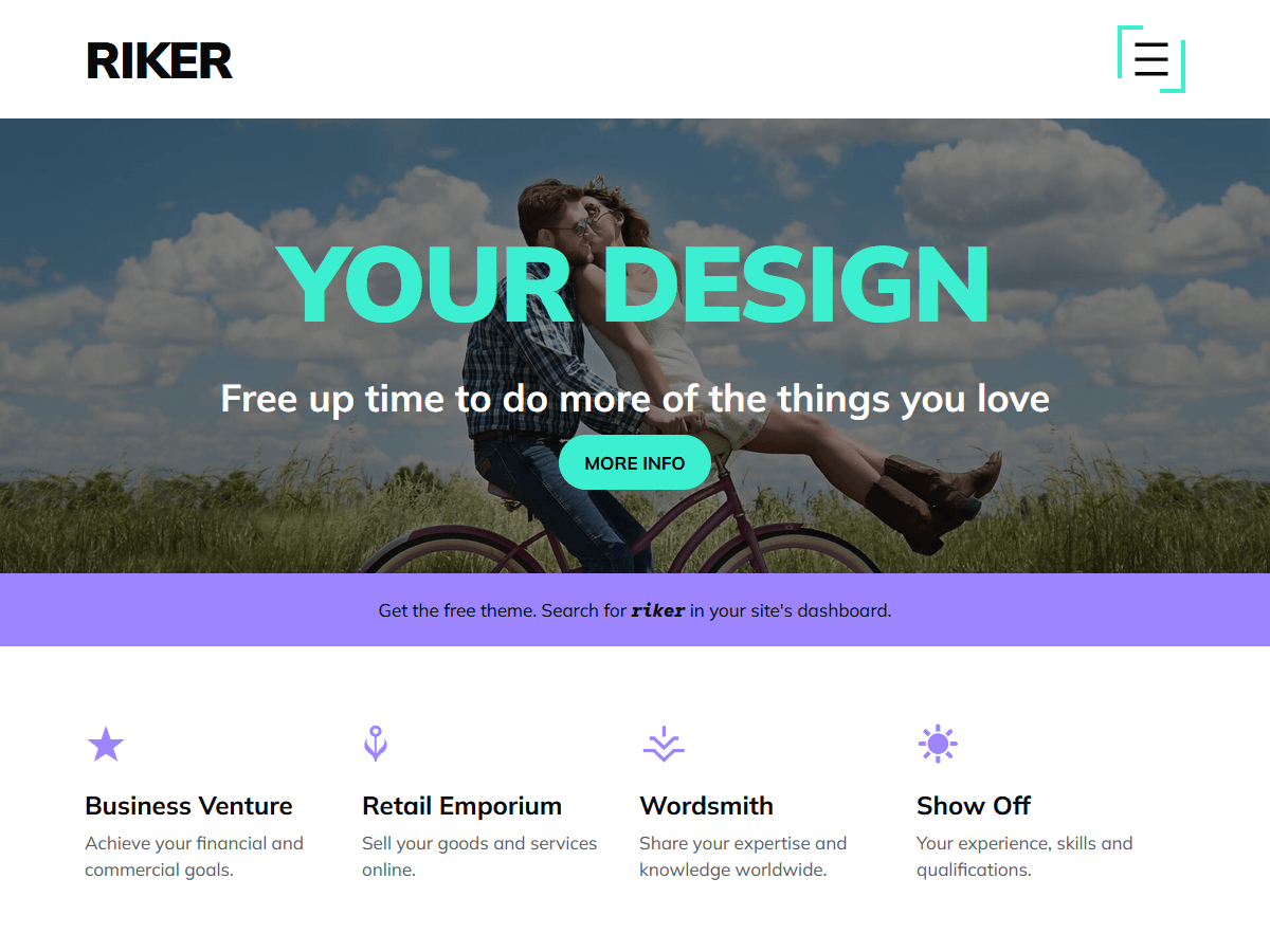 Riker Preview Wordpress Theme - Rating, Reviews, Preview, Demo & Download
