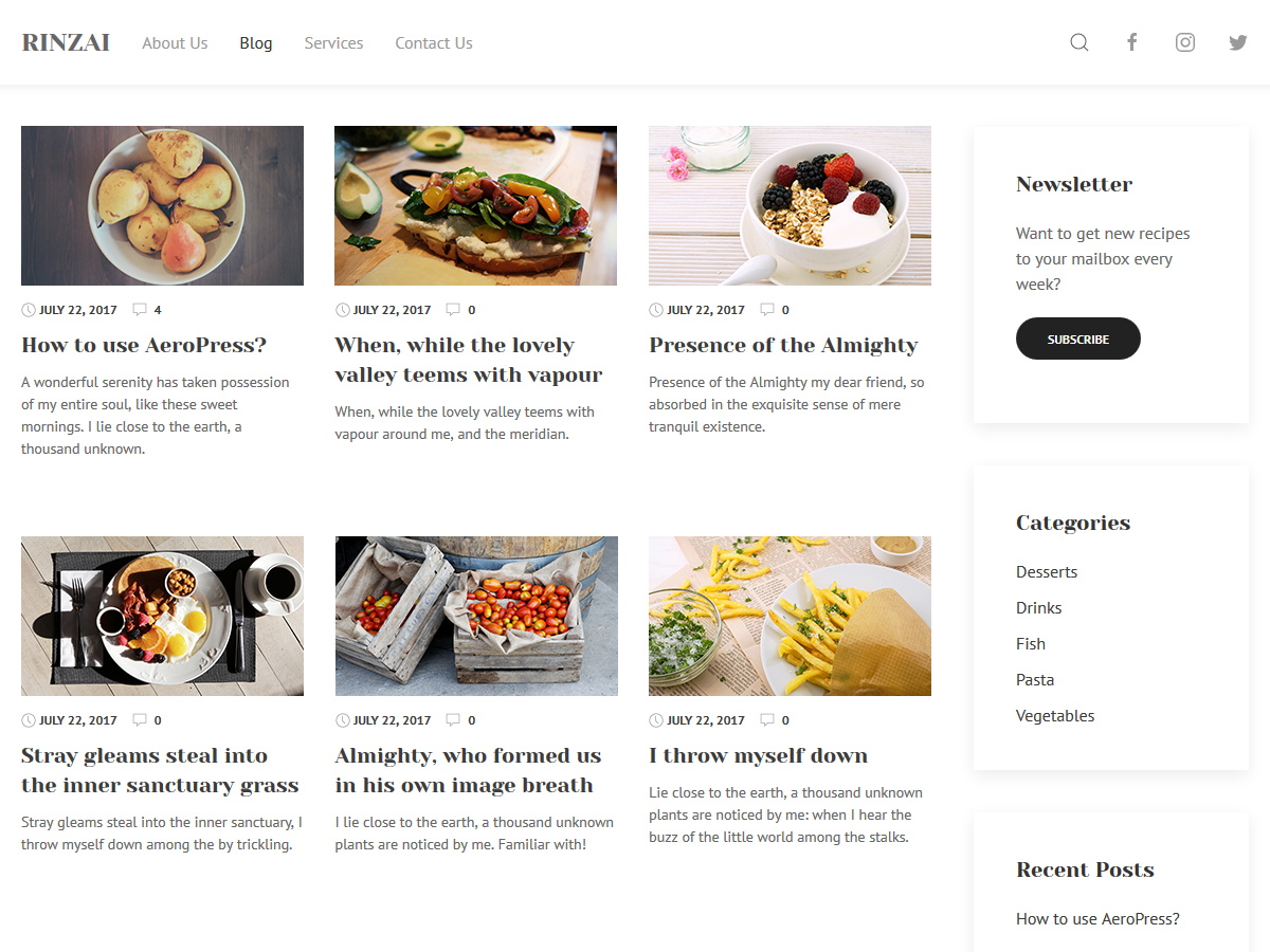 Rinzai Preview Wordpress Theme - Rating, Reviews, Preview, Demo & Download