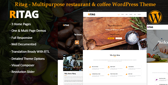 Ritag Preview Wordpress Theme - Rating, Reviews, Preview, Demo & Download