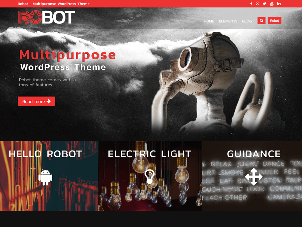 Robot Preview Wordpress Theme - Rating, Reviews, Preview, Demo & Download