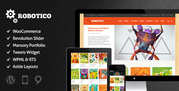 Robotico Preview Wordpress Theme - Rating, Reviews, Preview, Demo & Download