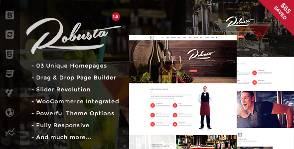Robusta Preview Wordpress Theme - Rating, Reviews, Preview, Demo & Download