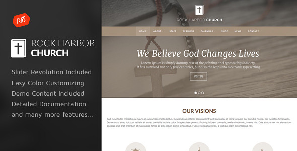 Rock Harbor Preview Wordpress Theme - Rating, Reviews, Preview, Demo & Download