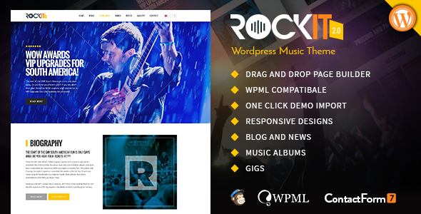 Rockit 2 Preview Wordpress Theme - Rating, Reviews, Preview, Demo & Download