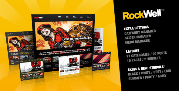 RockWell Preview Wordpress Theme - Rating, Reviews, Preview, Demo & Download