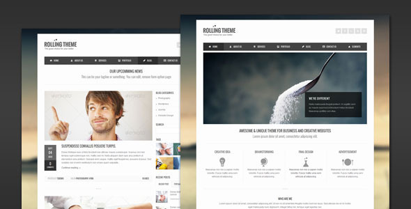 Rolling Preview Wordpress Theme - Rating, Reviews, Preview, Demo & Download