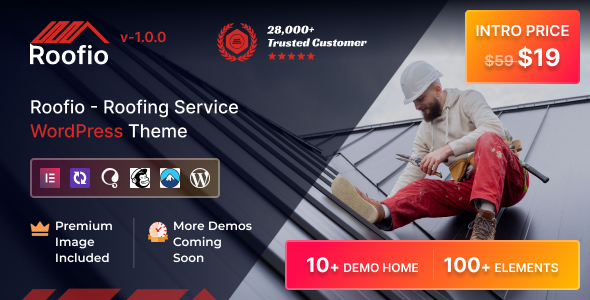 Roofio Preview Wordpress Theme - Rating, Reviews, Preview, Demo & Download