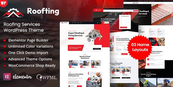Roofting Preview Wordpress Theme - Rating, Reviews, Preview, Demo & Download