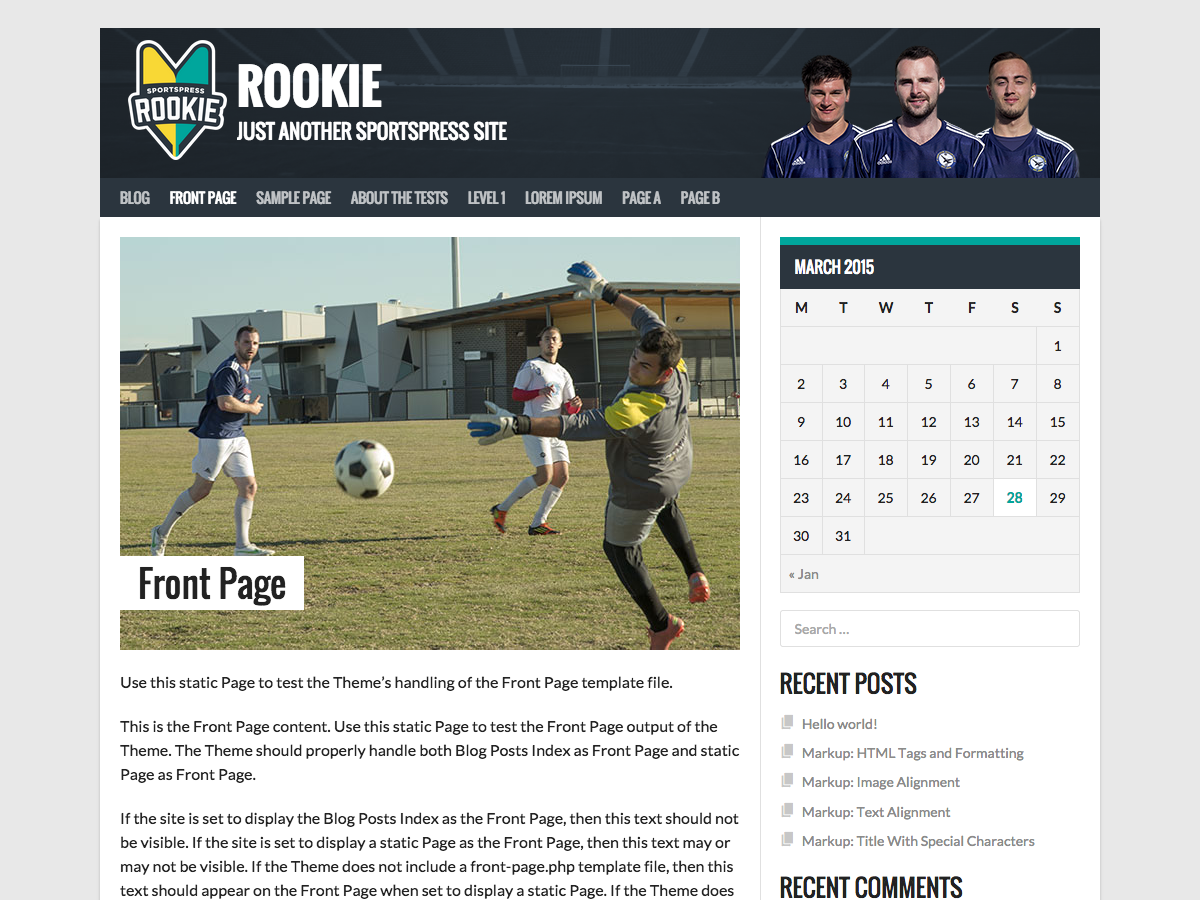 Rookie Preview Wordpress Theme - Rating, Reviews, Preview, Demo & Download