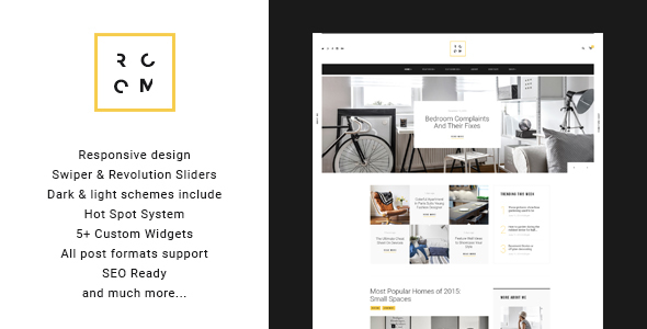 ROOM Preview Wordpress Theme - Rating, Reviews, Preview, Demo & Download