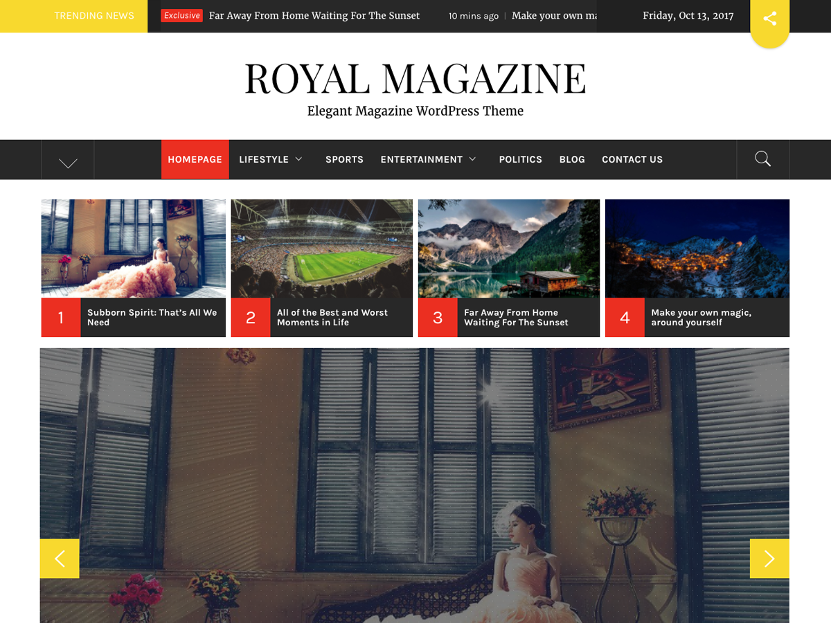 Royal Magazine Preview Wordpress Theme - Rating, Reviews, Preview, Demo & Download