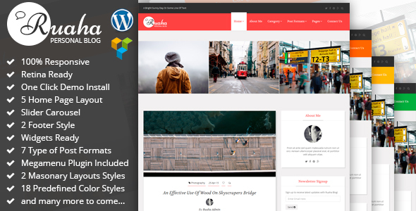 Ruaha Preview Wordpress Theme - Rating, Reviews, Preview, Demo & Download