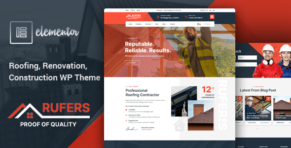 Rufers Preview Wordpress Theme - Rating, Reviews, Preview, Demo & Download