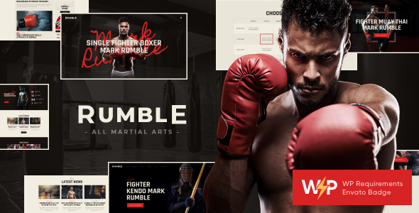 Rumble Preview Wordpress Theme - Rating, Reviews, Preview, Demo & Download