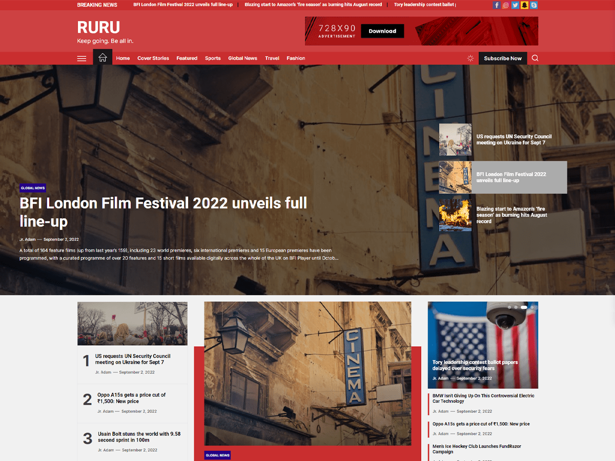 RuRu Preview Wordpress Theme - Rating, Reviews, Preview, Demo & Download