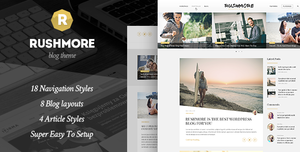 RushMore Preview Wordpress Theme - Rating, Reviews, Preview, Demo & Download