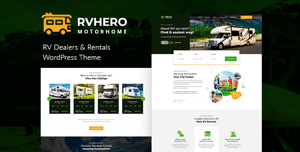 Rvhero Preview Wordpress Theme - Rating, Reviews, Preview, Demo & Download