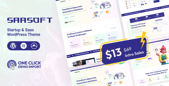 SaaSoft Preview Wordpress Theme - Rating, Reviews, Preview, Demo & Download