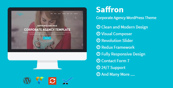 Saffron Preview Wordpress Theme - Rating, Reviews, Preview, Demo & Download