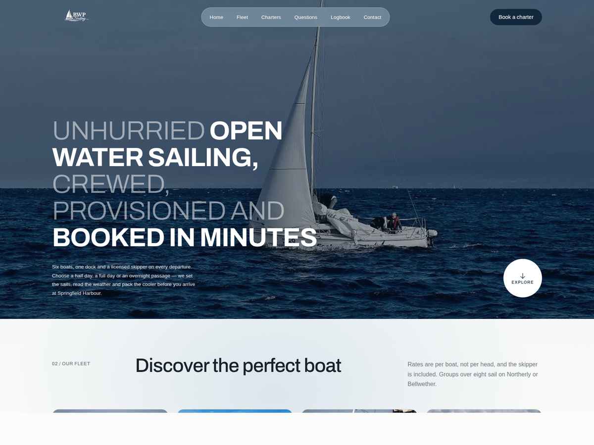 Sailing Adventure Preview Wordpress Theme - Rating, Reviews, Preview, Demo & Download